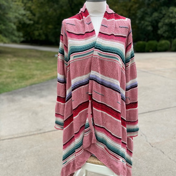 Ralph Lauren serape blanket sweater - Picture 4 of 11